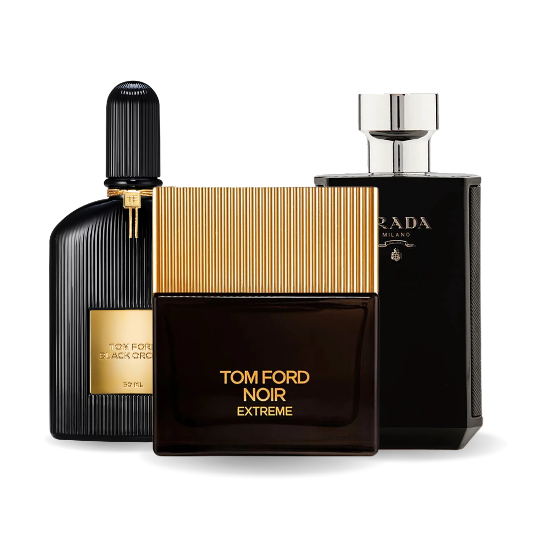Set di 3 profumi | BLACK ORCHID, NOIR EXTREME, PRADA INTENSE 100 ml